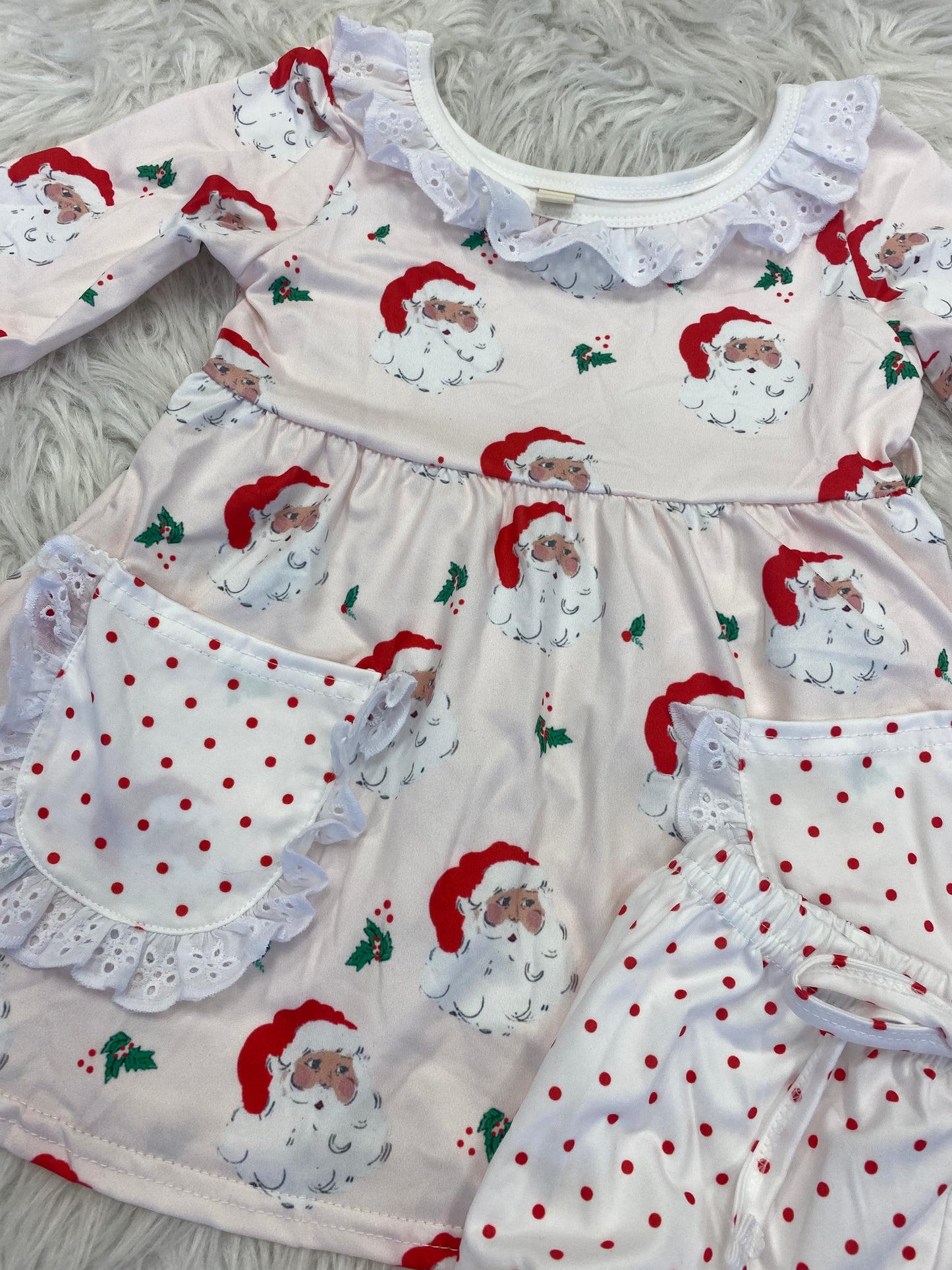 Lace Santa Tunic Set