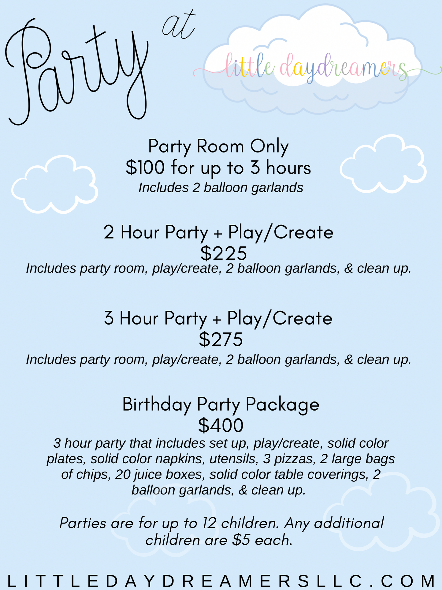 Book a 2024 Birthday Party: May-September