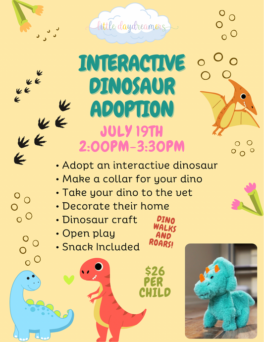 Interactive Dinosaur Adoption Event - 2PM