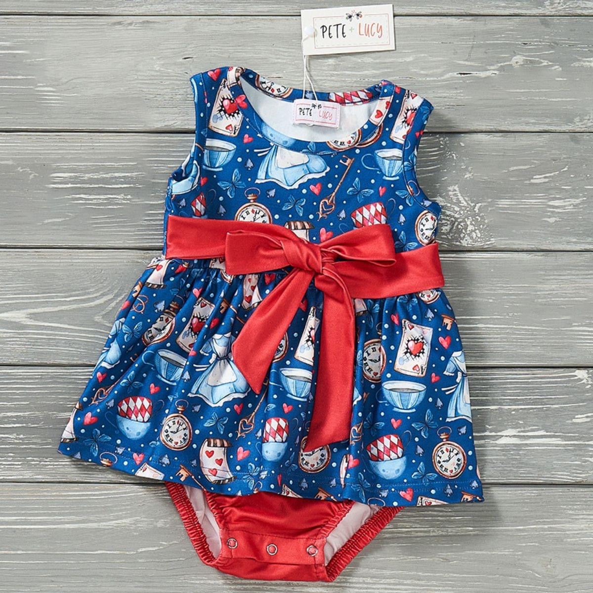 Wonderland Whimsies Romper 9/12M