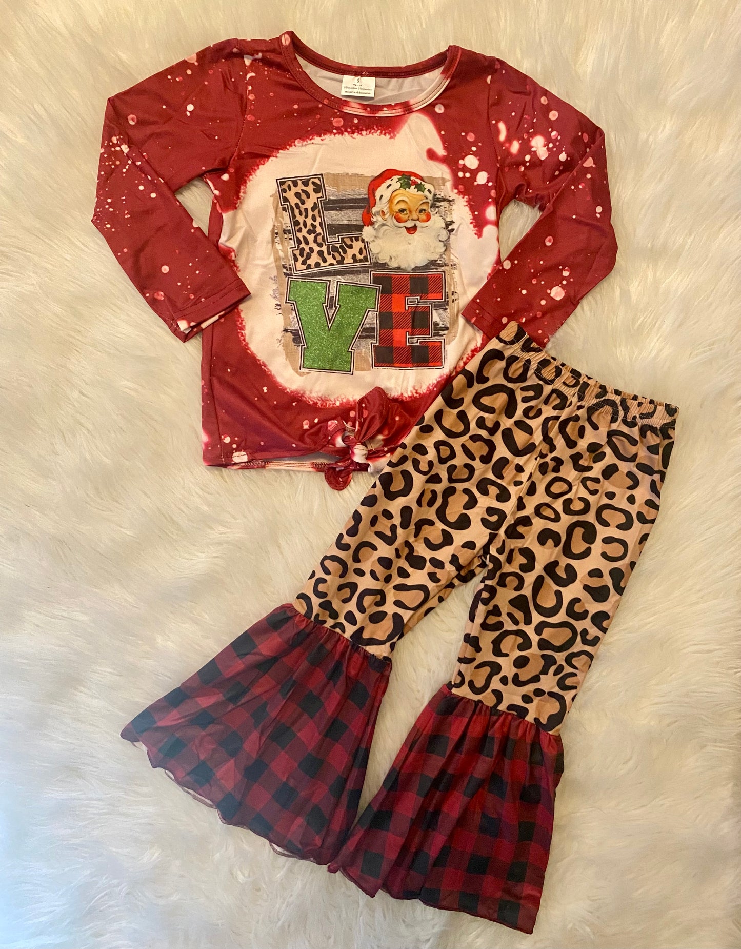 A Very Leopard Christmas - Santa Love Bell Set